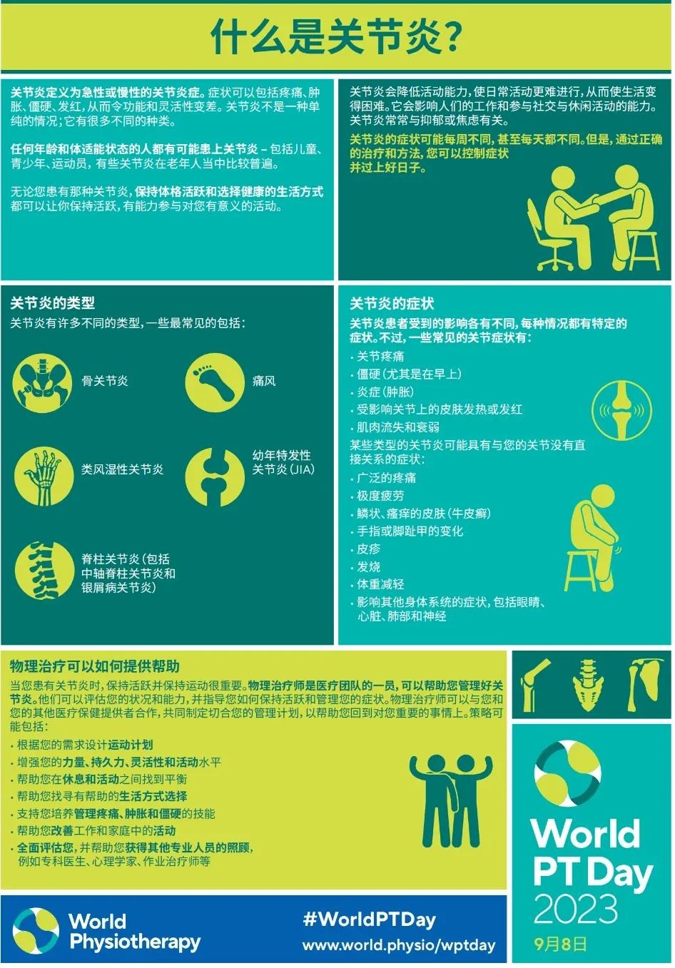 「世界物理治疗师日」致敬功能的守护者,节日快乐!