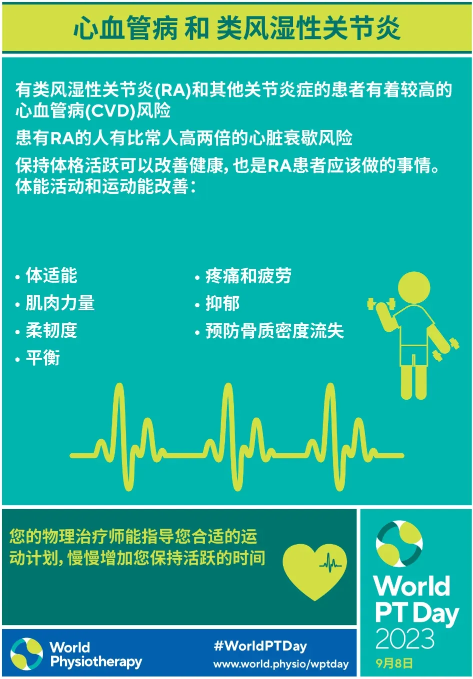 「世界物理治疗师日」致敬功能的守护者,节日快乐!